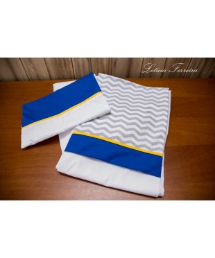 Jogo de Lençol Bernardo (chevron)